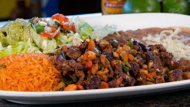 Steak Mexicana.