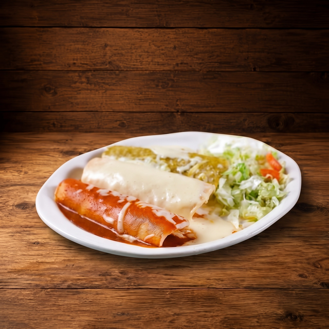 45. Enchiladas Trio.