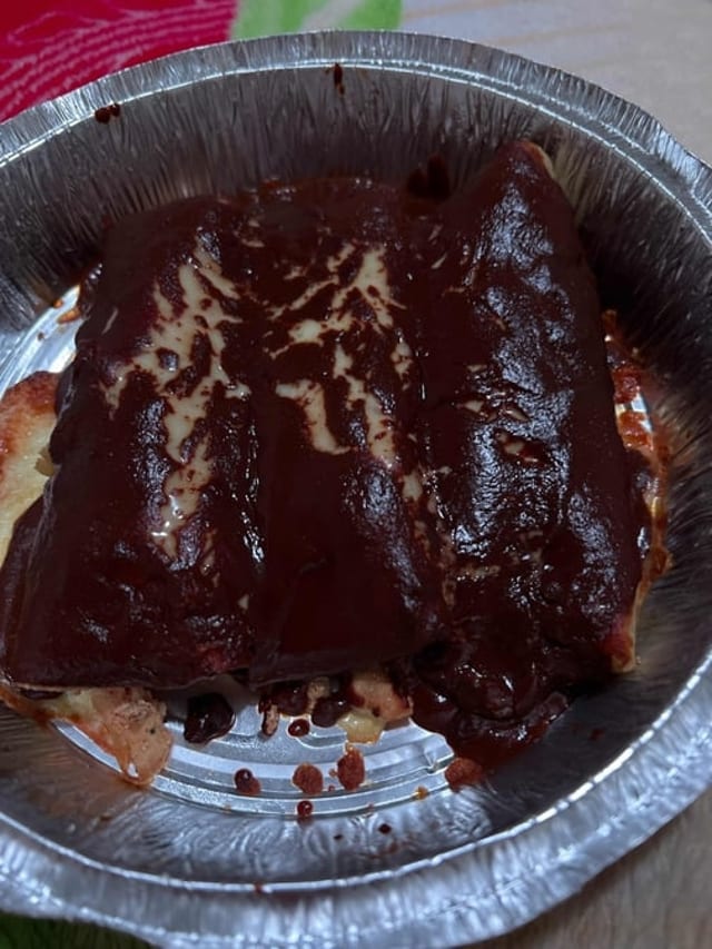 Mole Enchiladas.