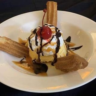 Churros with Ice Cream