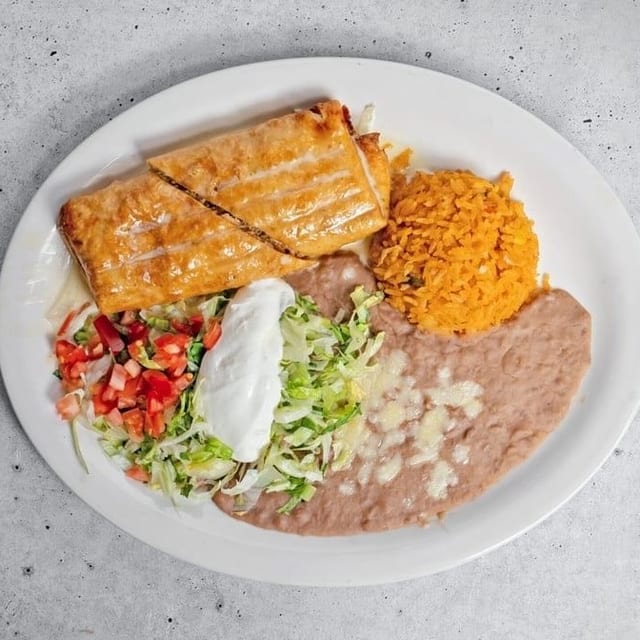 Chimichanga Platter.
