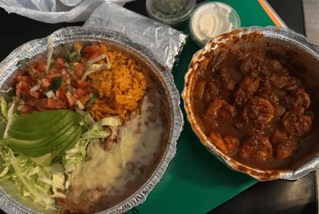 Shrimp a la Diabla.