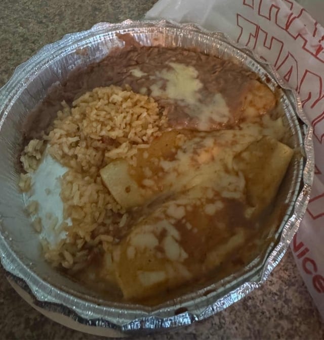 Dinner Enchiladas.