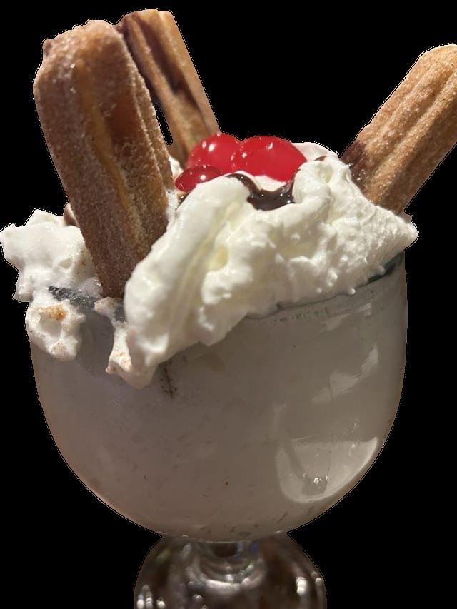 Churros with Ice Cream.