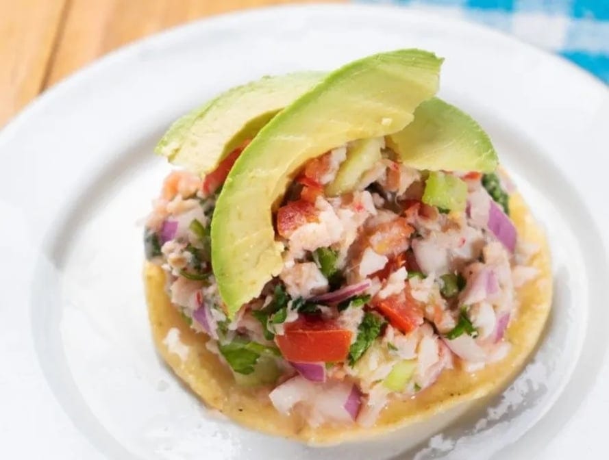 Tostada Ceviche.