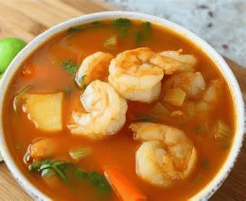 Caldo De Camaron Bowl.