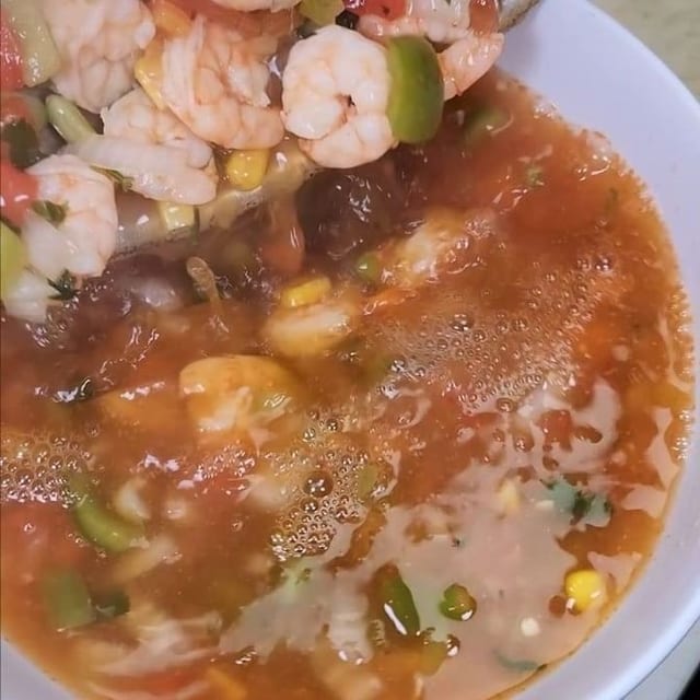 Caldo De Camarón (Bowl).