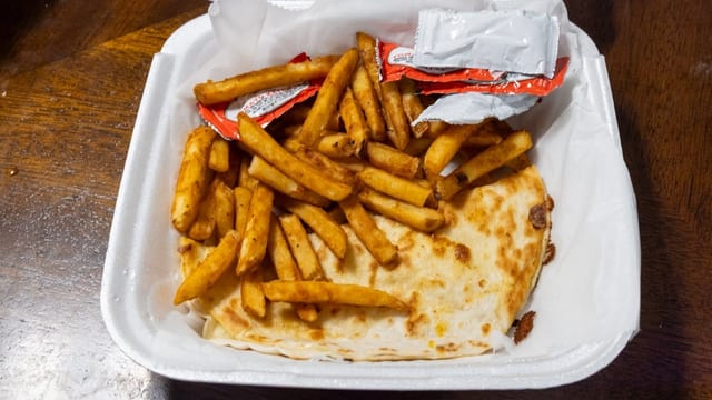 One Cheese Quesadilla.