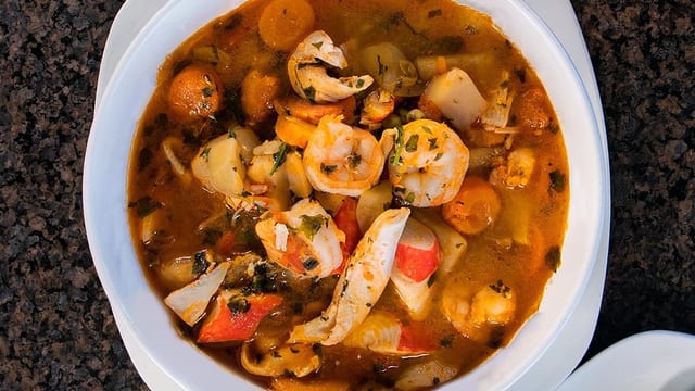 Caldo De Camaron (Bowl).