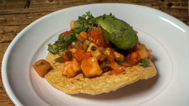Tostada Ceviche.