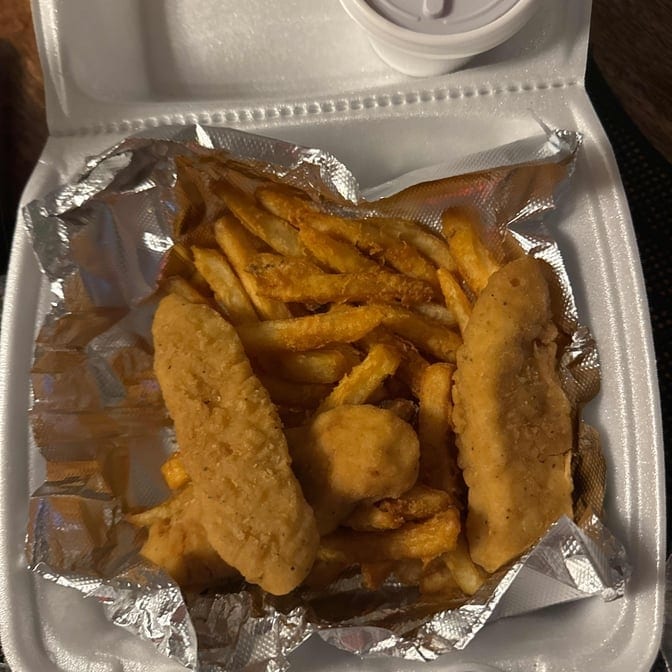 Kids Chicken Fingers.