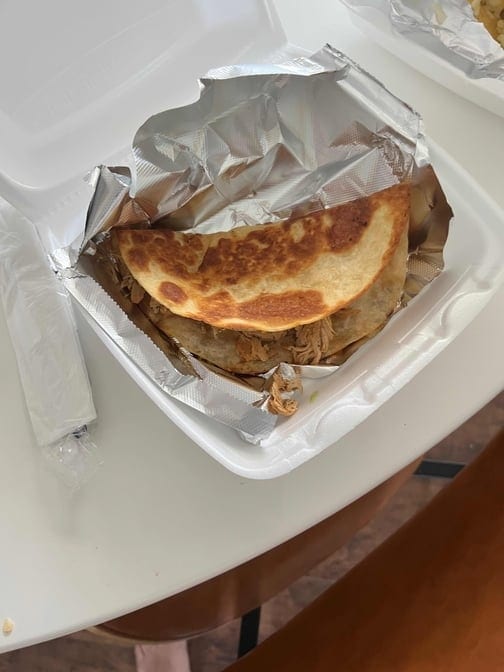Chicken Quesadilla.